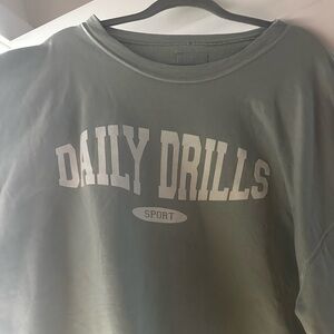 Daily Drills Green Sweatshirt